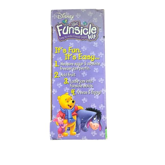 Disney Ball Funsicle freezer pops kit Winnie the Pooh New Vintage Rare - Picture 4 of 6
